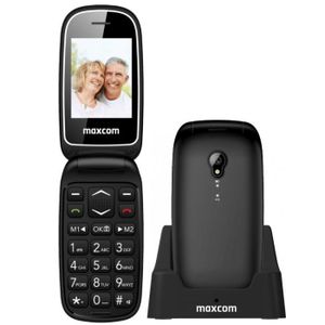 MOBILE SENIOR Maxcom MM816 - Téléphone portable clapet senior 2.