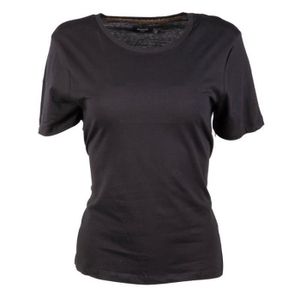 T-SHIRT Tee shirt mc noir tessa 02v109w-ph Femme DEELUXE 7