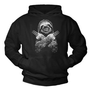 SWEATSHIRT Marque Makaya Pull à Capuche Imprimé - Sloth Sweat