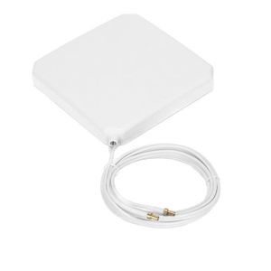AMPLIFICATEUR DE SIGNAL Qiilu Antenne Panneau Plastique Blanc 4G LTE TS9 A