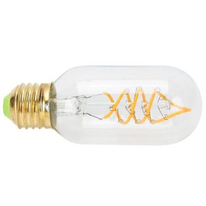 AMPOULE - LED Qqmora Lumière décorative Ampoule Vintage Double Spirale E27 4W LED Filament Flexible Lumière Chaude Ampoule LED 220V deco halogene