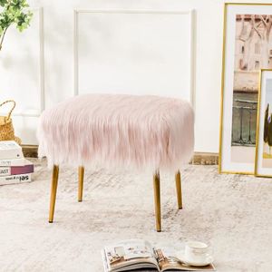 SUYUDD Repose-Pieds de Rangement 60 cm de Haut siège de Coiffeuse en  Velours, Pouf canapé Tabouret Chaise de Luxe avec Dossier Haut pour Chambre  Salon