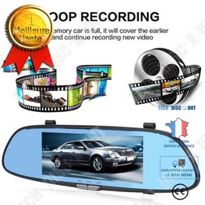 CAMECHO Universelle Caméra de recul pour Voiture IP68 étanche 12 LED HD Vision Nocturne CCD Grand Angle 170° Caméra de Voiture