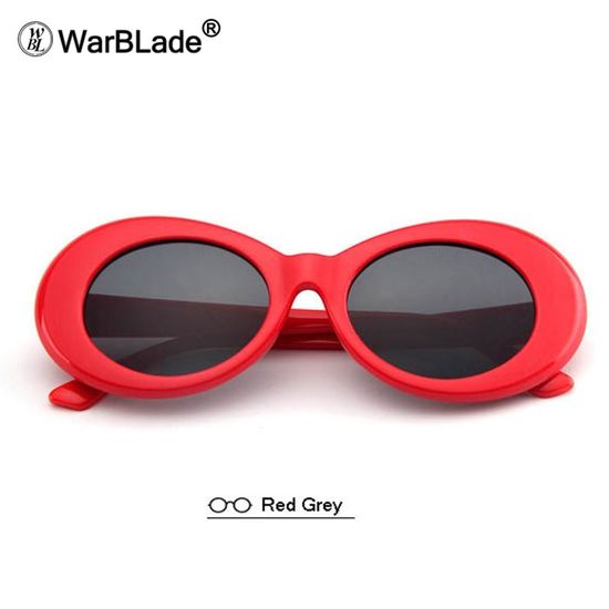 Lunettes De Soleil Ovales Vintage UV400 - Verres Incassables, Monture Plastique, Pour Moto, Vélo, Sport - 11