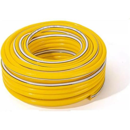 Tuyau D'arrosage Jaune 8 M - Diamètre Intérieur 19 Mm, épaisseur 2 Mm, Résistant à L'éclatement, Avec 5 Accessoires - 11