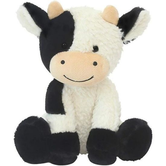 Jouet en peluche de vache g ante en peluche de vache oreiller de
