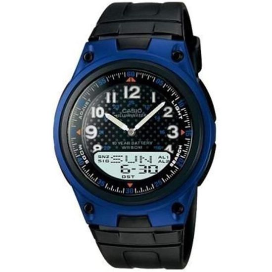Bracelet De Montre Casio Authentique - Caoutchouc Noir - Neuf - Réf 10113393