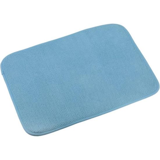 Tapis Égouttoir Vaisselle En Silicone Gris 40x32cm - Protecteur De Comptoir Anti-Fuite Avec Écoulement Rapide Et Antidérapant