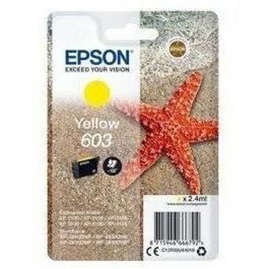 EPSON Cartouche d'encre 603 Jaune - Etoile de mer (C13T03U44010)