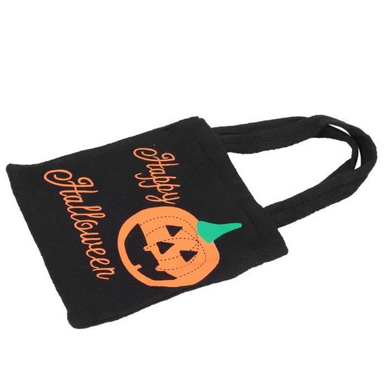 Panier Citrouille Halloween - Porte-bonbons Orange 18 Cm, Pour Trick Or Treat, Décoration Fête - 2