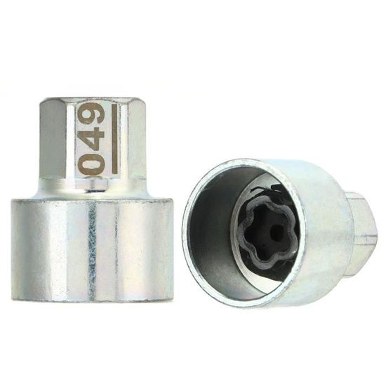 Cache-écrous De Roue 17mm - Lot De 20, Argent, Protection Anti-poussière Et Anti-vol - 3