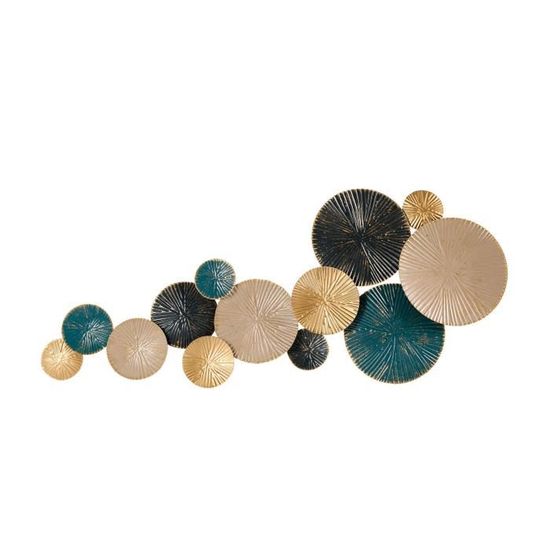 OSTARIA Décoration murale grappe en Métal - L 70 x P 3 x H 30 cm ...