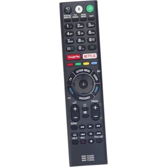 Télécommande De Rechange Pour Sony RMF-TX201E - Compatible RMF-TX300E, TX301E, TX310E - Neuf Sous Blister