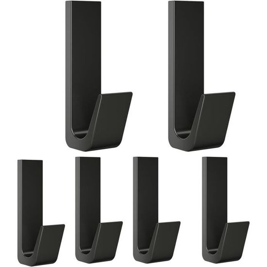 Crochet Adhesif Mural, Porte Serviette Salle De Bain, Accroche Torchon Cuisine Porte Manteau Adhesif Attache Murale Blanc 4 Pieces 97309929