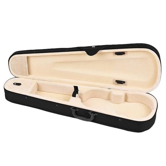 Violon Électrique 4/4 Pleine Taille En Bois Noir - Violon Silencieux Avec Accessoires Complets