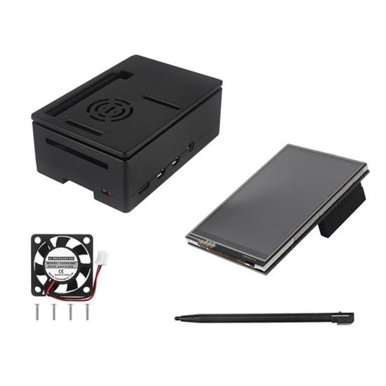Ventilacteur Pour écran LCD Tactile SPI 3,5 Pouces - Compatible Raspberry Pi 4B/3B/Zero W, 125 MHz
