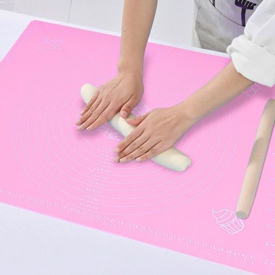 Tapis de pâte à pétrir à rouler antiadhésif en silicone accessoire de ...