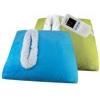 Coussin chauffant électrique lavable 38 x 38cm bleu avec 5 niveaux de température