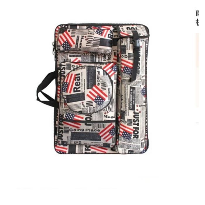 1 PCS Art Portefeuille Sac à Dos Sac à Dessin Sac à Bandoulière avec Zipper Bretelles pour Artiste Peintre Étudiants