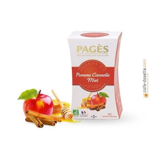 Infusion Pomme / Cannelle / Miel Bio - 20 sachets
