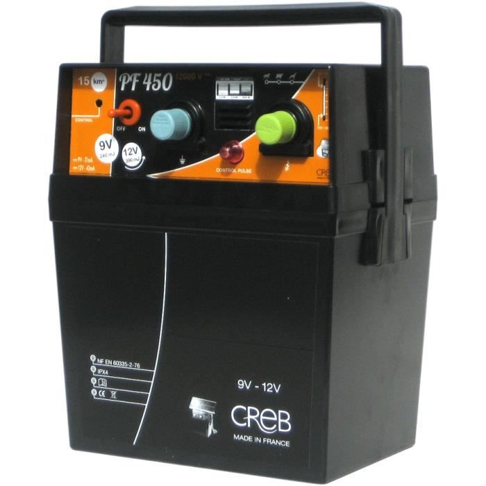 ELECTRIFICATEUR PORTABLE PF 450 PILE 9 V