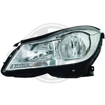 1672181 Feu phare gauche ( cote conducteur ) pour MERCEDES Classe C de type W204 de 2011 a 2014 Look Origine