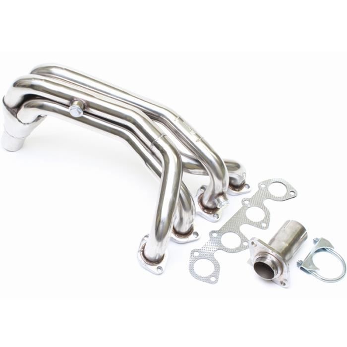 Collecteur d'échappement en inox pour Citroen C2 1,1 et 1,4 8v de 2003 à 2008