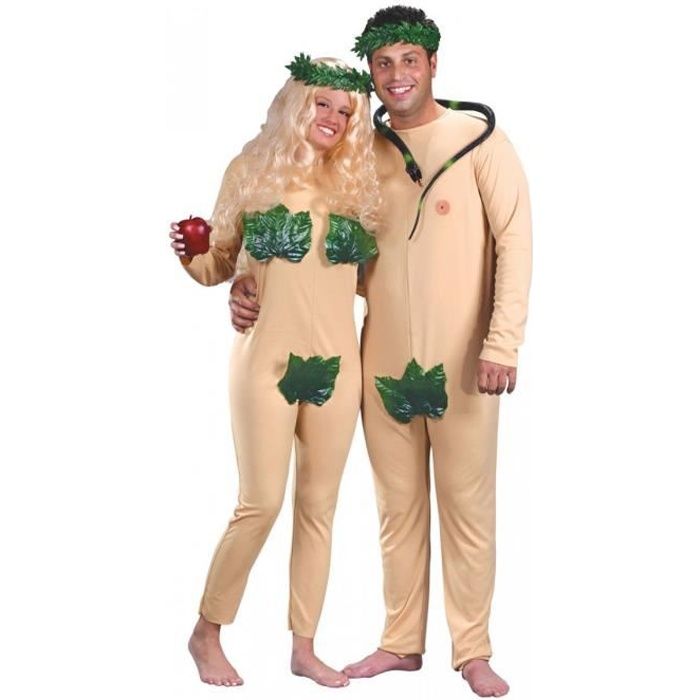 Adam et Eve partenaires Costume Size: Standard
