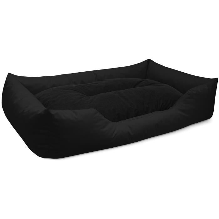 BedDog MIMI lit pour chien,coussin,panier pour chien [XXXL env. 150x110cm, BLACK (noir)]