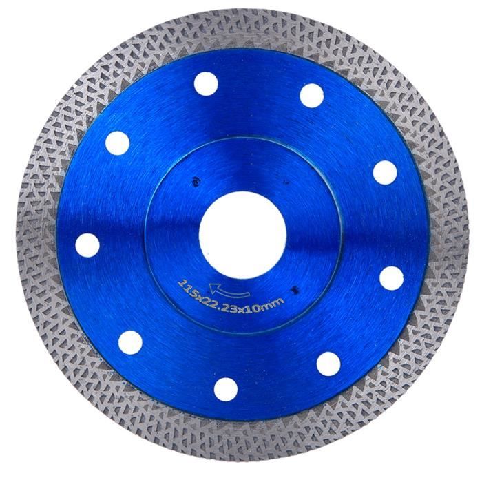 Tbest Lame de scie Kit de remplacement de meuleuse d'angle de roue de coupe de lame de scie diamantée pour marbre de béton