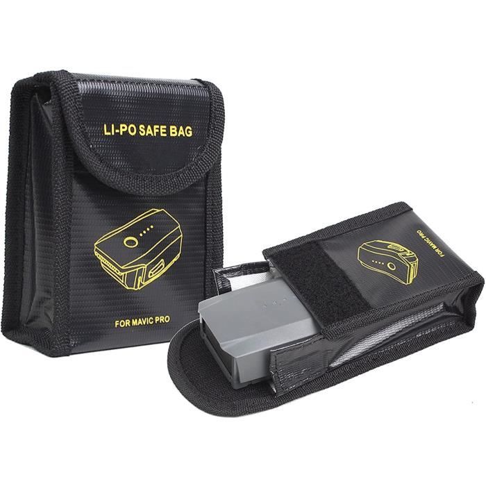 YUNIQUE FRANCE 1 Piece résistant au feu en fibre de verre Batterie Lipo RC Pochette Sac de sécurité Safe Guard pour DJI Mavic Pro