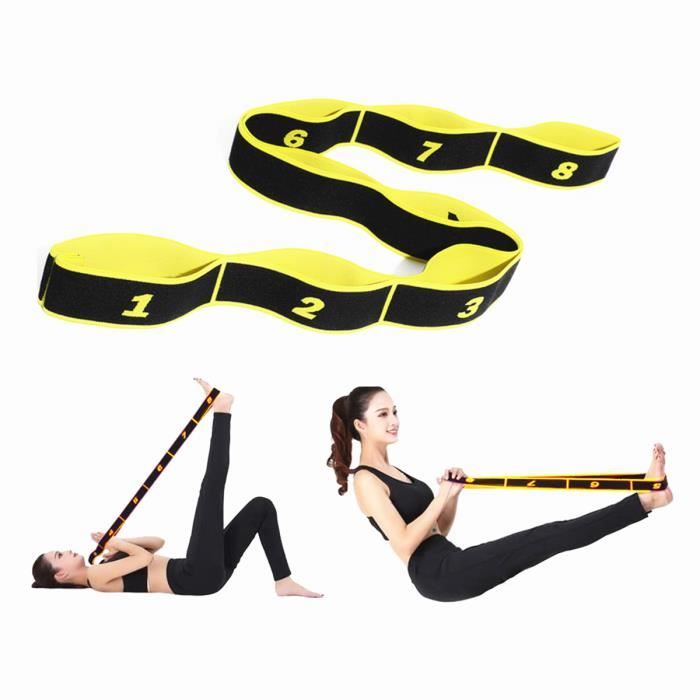 Élastique musculation yoga femmes fitness sport stretch marque Bandes de Résistance pilates danse elastiband corde ceinture sangle