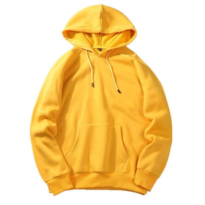 pull-chandail Chemisier à capuche à manches longues en polaire à manches longues pour hommes o148