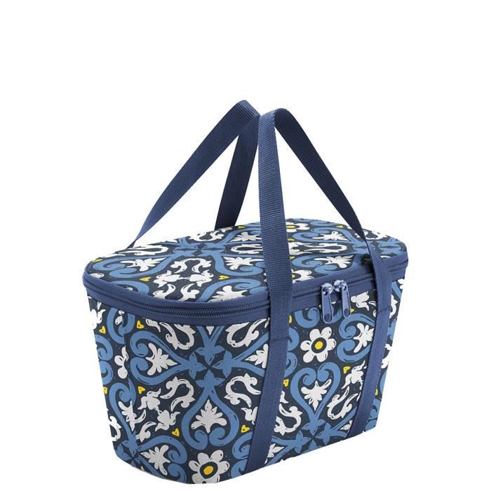 Mini sac isotherme Reisenthel ref_49746 Floral1 Bleu