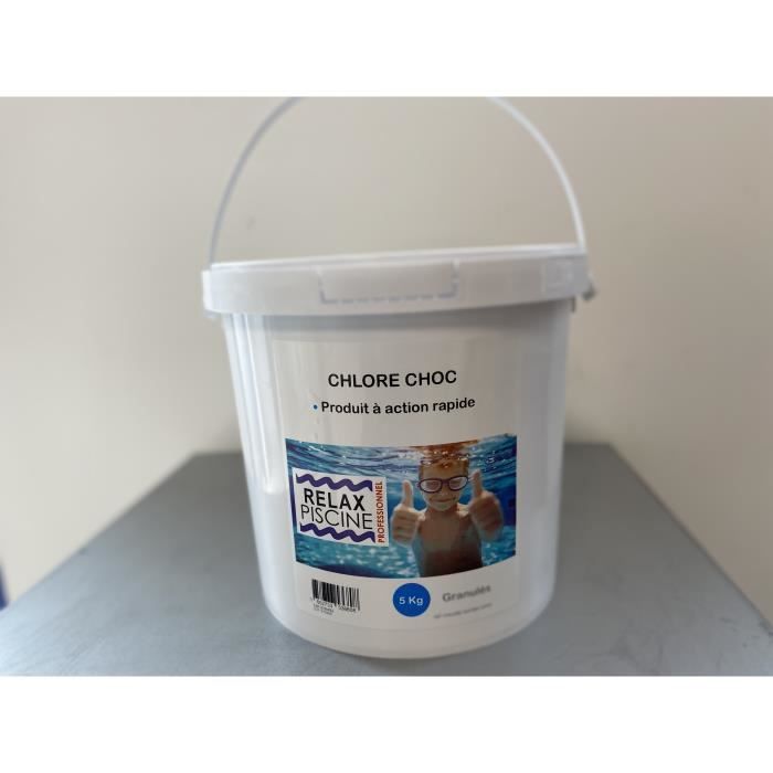 Chlore Choc pour piscine et spa 5 kg