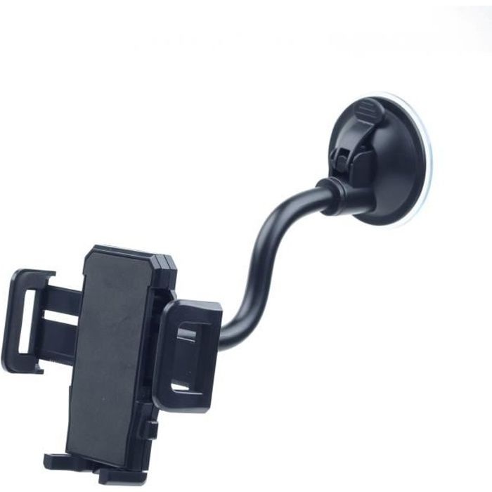 VSHOP® Support Telephone Voiture Ventouse, Rotation 360° Universel Support Portable Voiture Tableau de Bord pour Pare-Brise