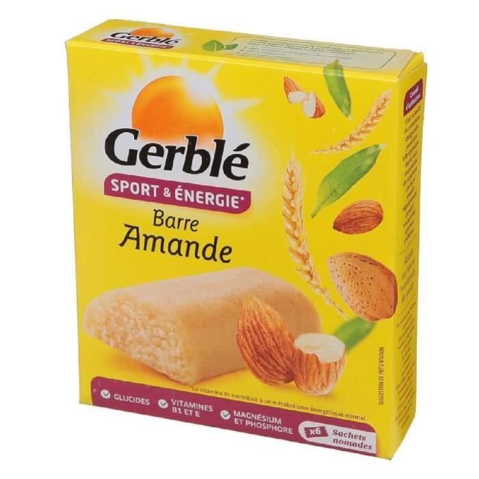 Barres amande 150g Gerblé