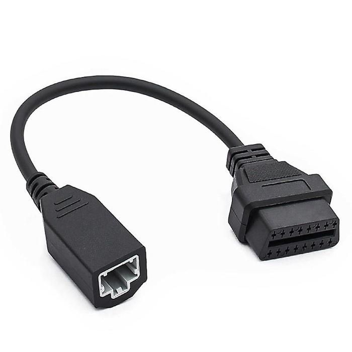 Câble Adaptateur OBD2 3-en-1 Pour Moto – Compatible Yamaha, Honda, Suzuki, KTM, Ducati Euro5/Euro6 – 3, 4 Et 6 Broches Vers 16 Broches
