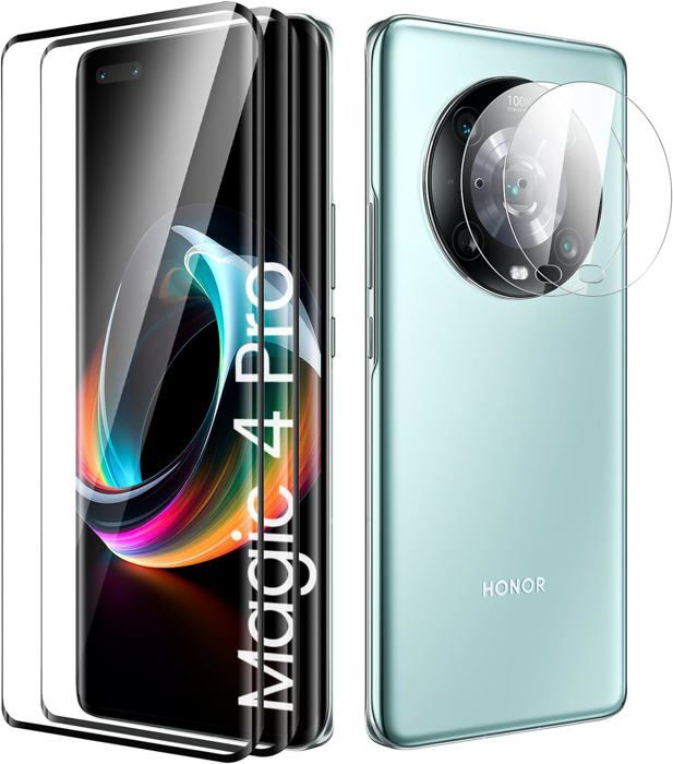 Verre Trempé Pour Honor Magic 4 Pro, Film Protection Écran, Sans Bulles
