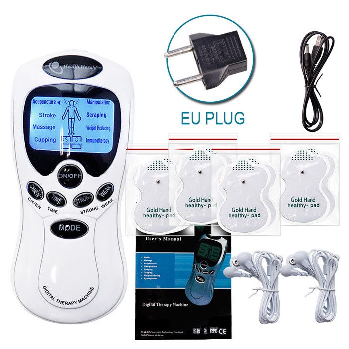 Électrostimulateur Musculaire, Stimulateur Musculaire TENS avec 2 Canaux Indépendant, Avec 3
