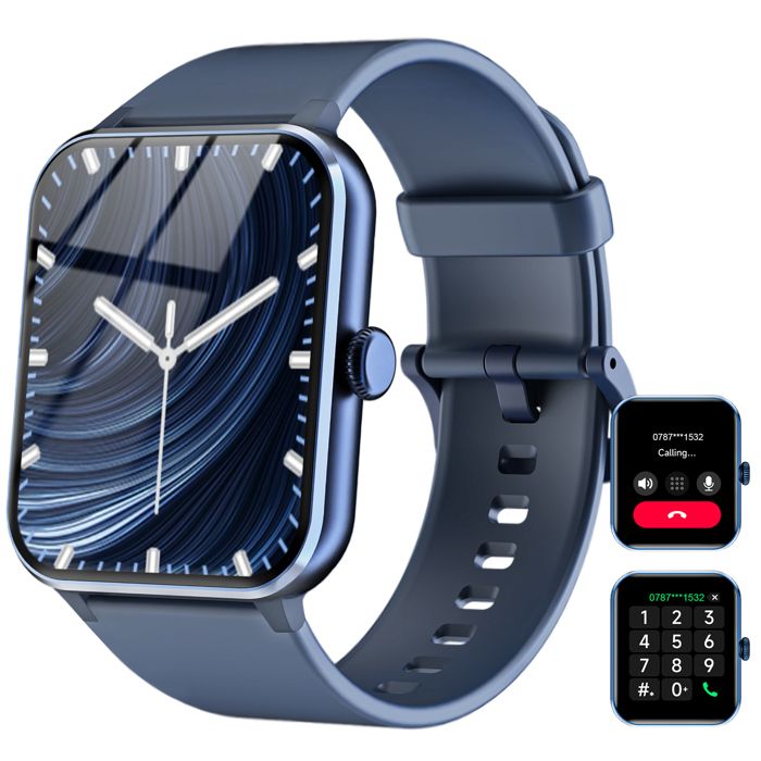 Smartwatch Homme - Montre Connectée Avec Appels Bluetooth, 150 Sports, Suivi Sommeil/SPO2/FR - Compatible Android IOS