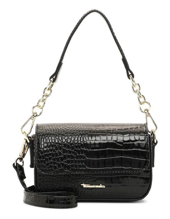 Sac à Main Tamaris TAS Glenn - Noir, 27,5 X 17 X 10 Cm - Bandoulière Ajustable Et Poignée Amovible - Polyuréthane Et Polyester - 1