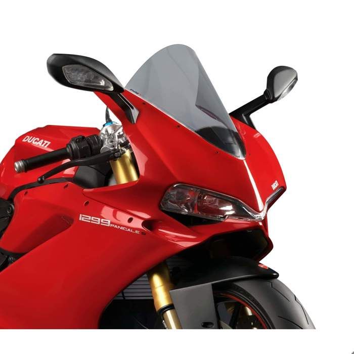 Pare-Brise Sport R-Racer PUIG Fumé Foncé Pour Aprilia RS 457 2024 - Réf. 22274F