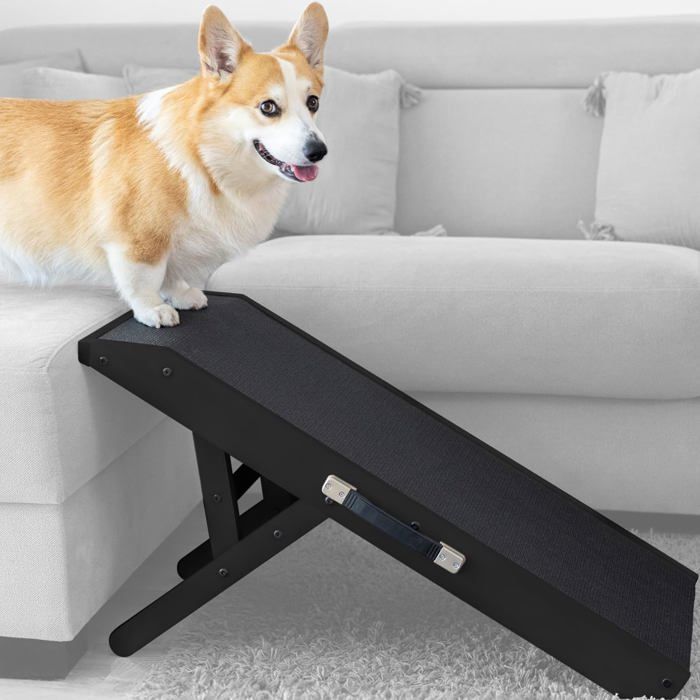 PawHut PawHut Rampe Pour Chien Pliable De 33" Avec 4 Niveaux De Hauteur Réglable | Home Depot Canada