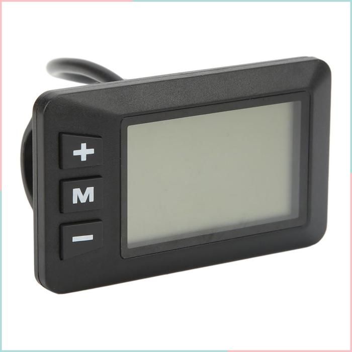 Écran LCD Multifonction 36V/48V Étanchéité IP65 - Compteur Vitesse Vélo Électrique 5 Broches