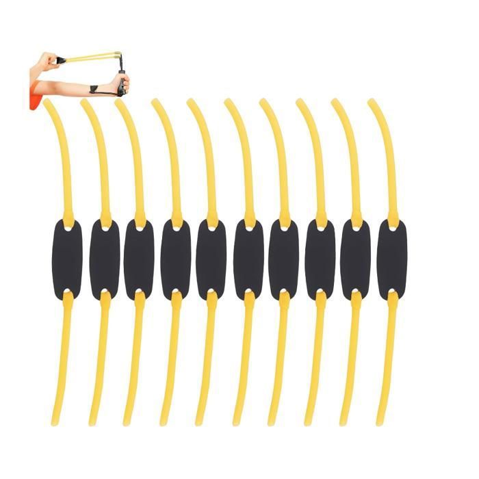 Yuaerbuo 12 Pcs Élastique Lance Pierre, Elastique Caoutchouc pour Fronde de Chasse Puissante Yuaerbuo 12 Pcs Élastique Lance Pierre, Elastique Caoutchouc pour Fronde de Chasse Puissante