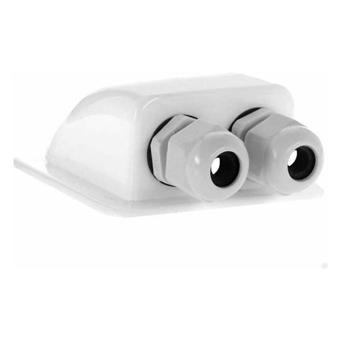 Valixirant Lot de 2 sorties de vidange et aérations de coque pour bateau - Clamshell en ABS Valixirant Lot de 2 sorties de vidange et aérations de coque pour bateau - Clamshell en ABS