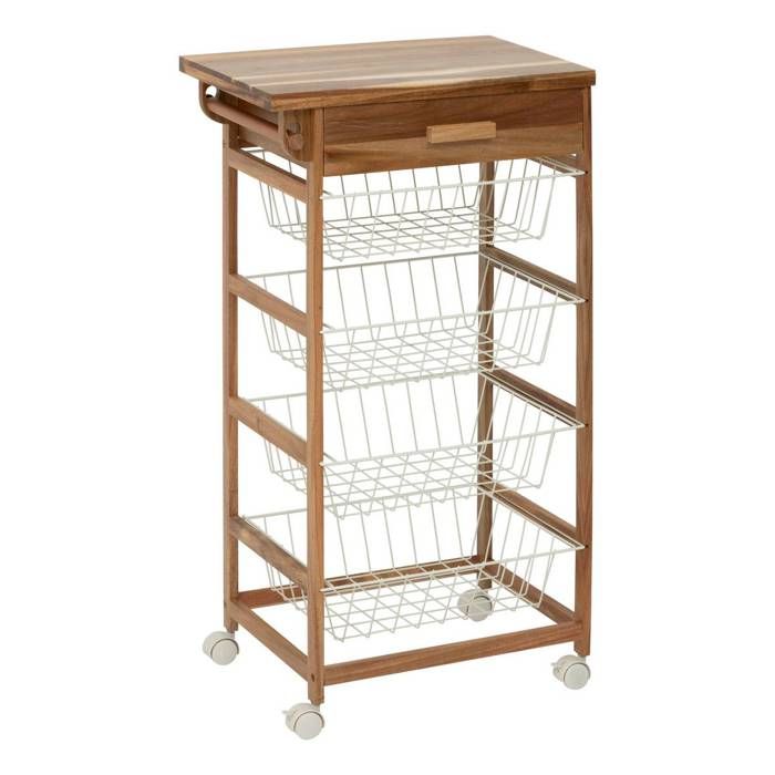 Desserte Acacia 50x345x888cm 4 niveaux - 5 five simply smart