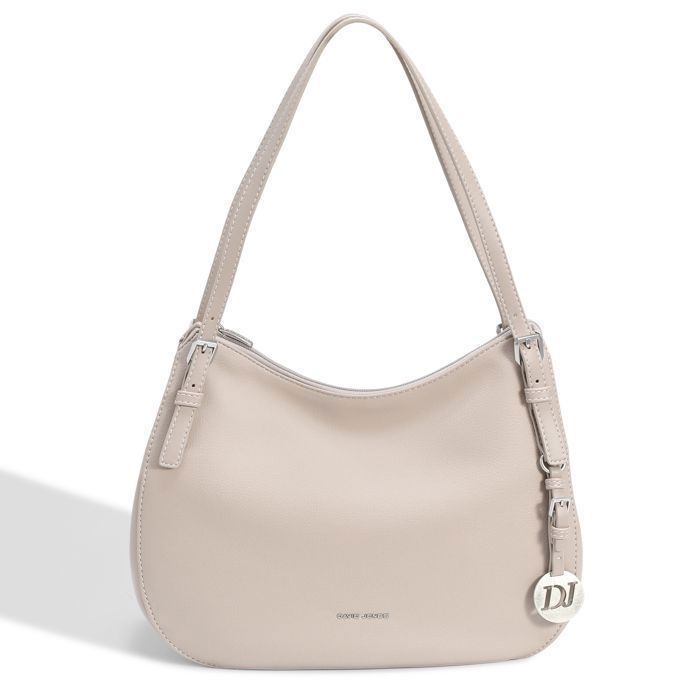David Jones - Sac à Main Porté Epaule Hobo Cuir PU Femme - Beige