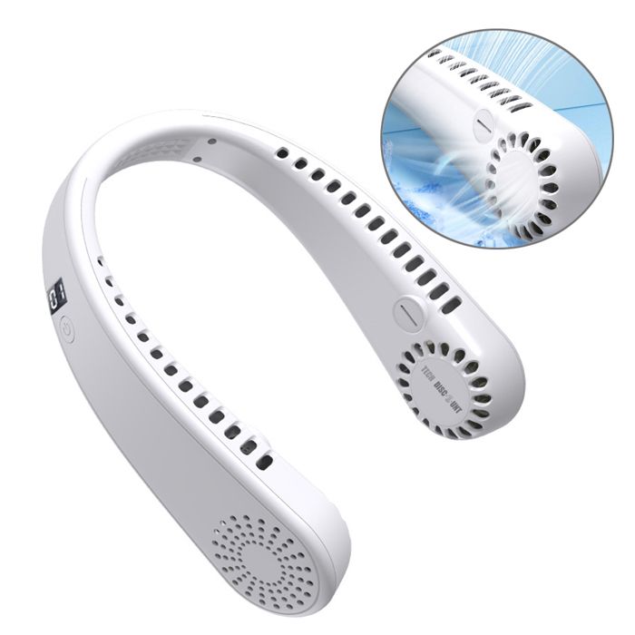 Ventilateurs à col suspendu - ATELIX - Apport dair circonférentiel Trois vitesses réglables Léger et silencieux Réglable sur 360 - Atelix